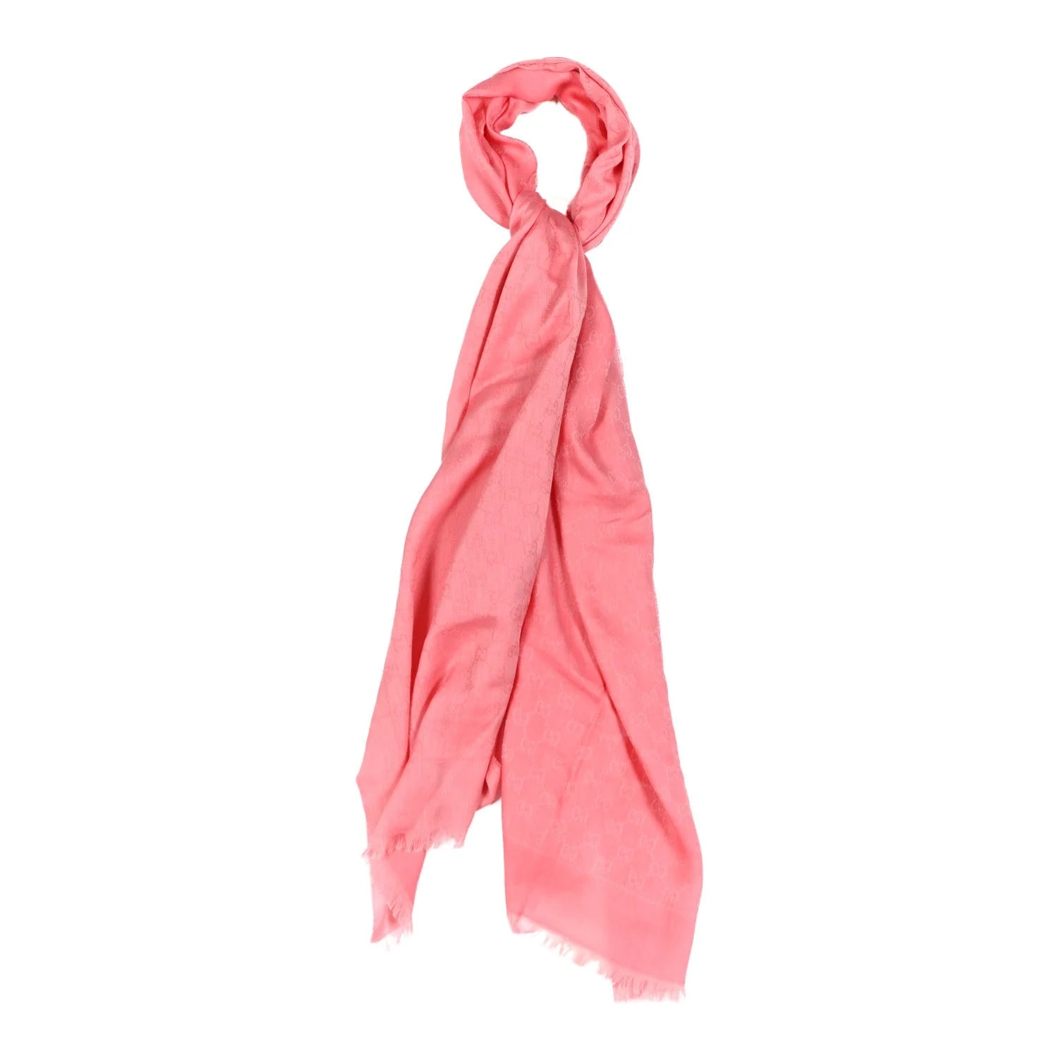Gucci — GG Reversible New Sten Fringe Scarf — Accessory — resale