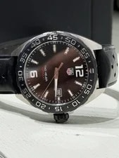 TAG Heuer — TAG Heuer Formula 1 Quartz Black Dial Date Black Rubber Strap Steel Case — Watch — resale