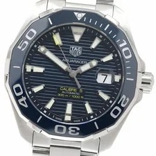 TAG Heuer Aquaracer Calibre 5 WAY201B Automatic 44mm Box Papers Blue 2