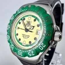 TAG Heuer Professional Date New Battery & Strap From Japan 3