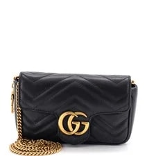 Gucci — Gucci GG Marmont Super Mini Matelasse — Handbag — resale
