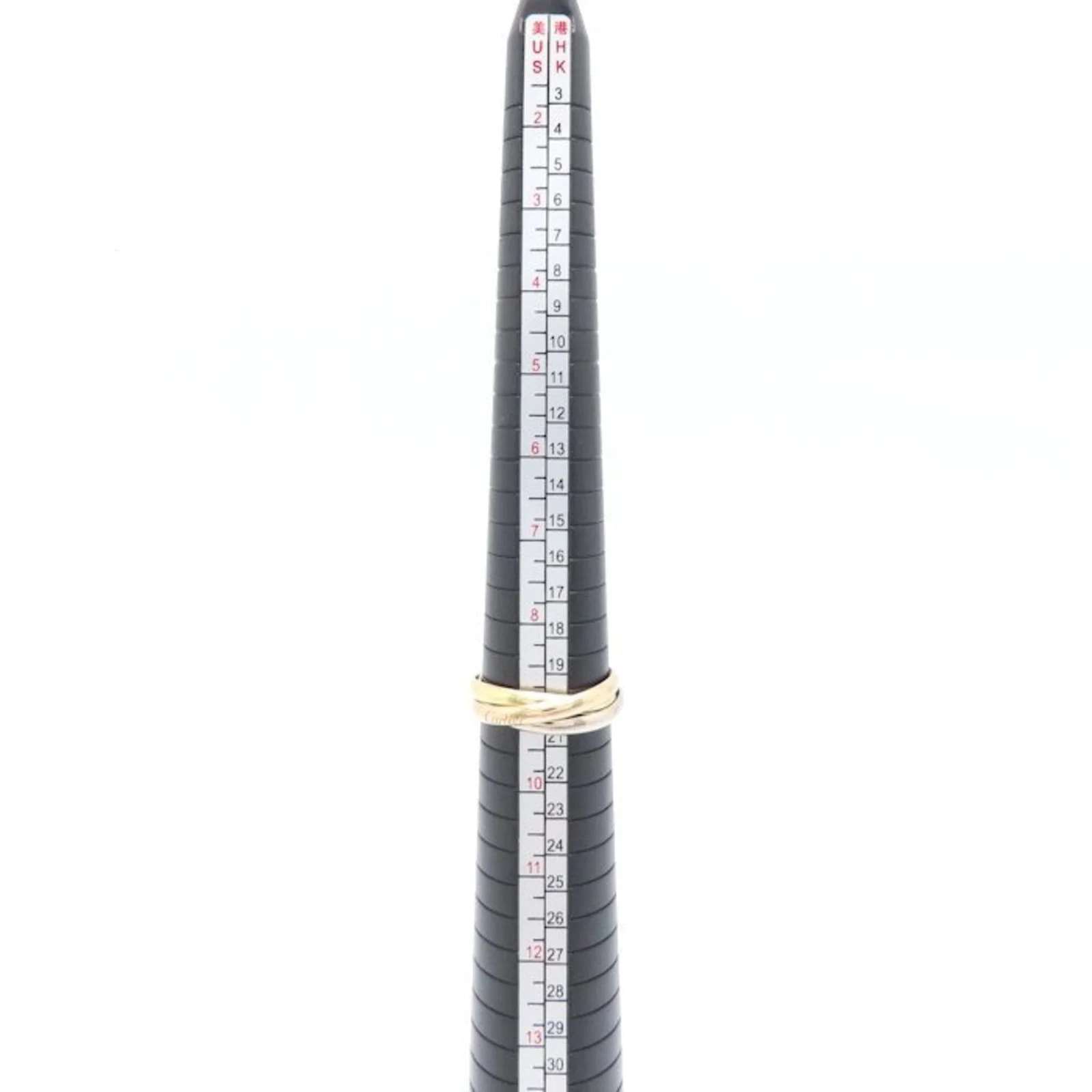 Cartier Trinity 18K Yellow Gold 18K White Gold Band 4
