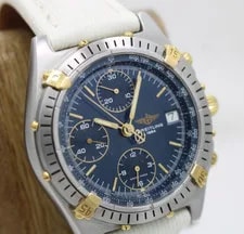 Breitling Chronomat B13047 White Leather Band 3