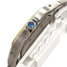 Authentic [Unserviced - Value Price] Cartier Santos Galbee LM Two-Tone W2001... 3
