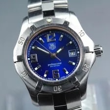 Tag Heuer — Near TAG Heuer Professional 200m WN1312 Date Blue Quartz 30mm — Watch — resale