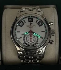 Patek Philippe Annual Calendar Chronograph 5960/1A-001 40mm Stainless White Dial 3