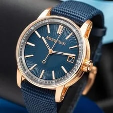 Audemars Piguet Code 11.59 18K Rose Gold Blue Nuit Dial 41mm 15210OR Full Set! 3