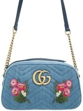 Gucci — Gucci GG Marmont Quilted Hand — Handbag — resale