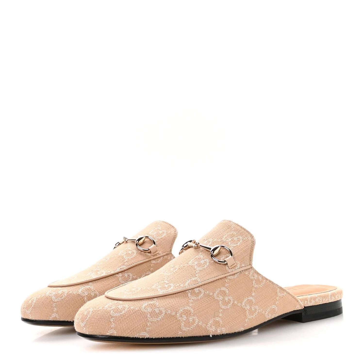 Monogram Jumbo GG Malaga Kid Princetown Slippers 35.5 New Acero 4