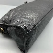 Balenciaga City Medium Hand Crossbody Crinkled Antique Auth 4
