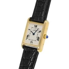 Cartier Tank W1013654 29.5mm Ivory #WW2785 2