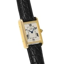 Cartier Tank W1013654 29.5mm Ivory #WW2785 3