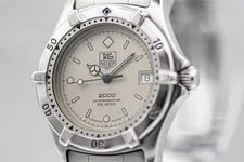 [Near MINTw/Paper] TAG Heuer 2000 962.213 Gray Dial Silver 34mm Quartz 2