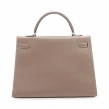 Hermès Kelly 35 Serie Etoupe Metal Fittings □N:2010 2