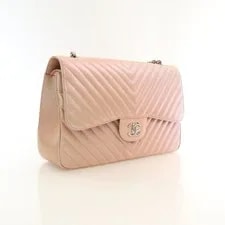 Chanel Iridescent Chevron Classic Double Flap 2