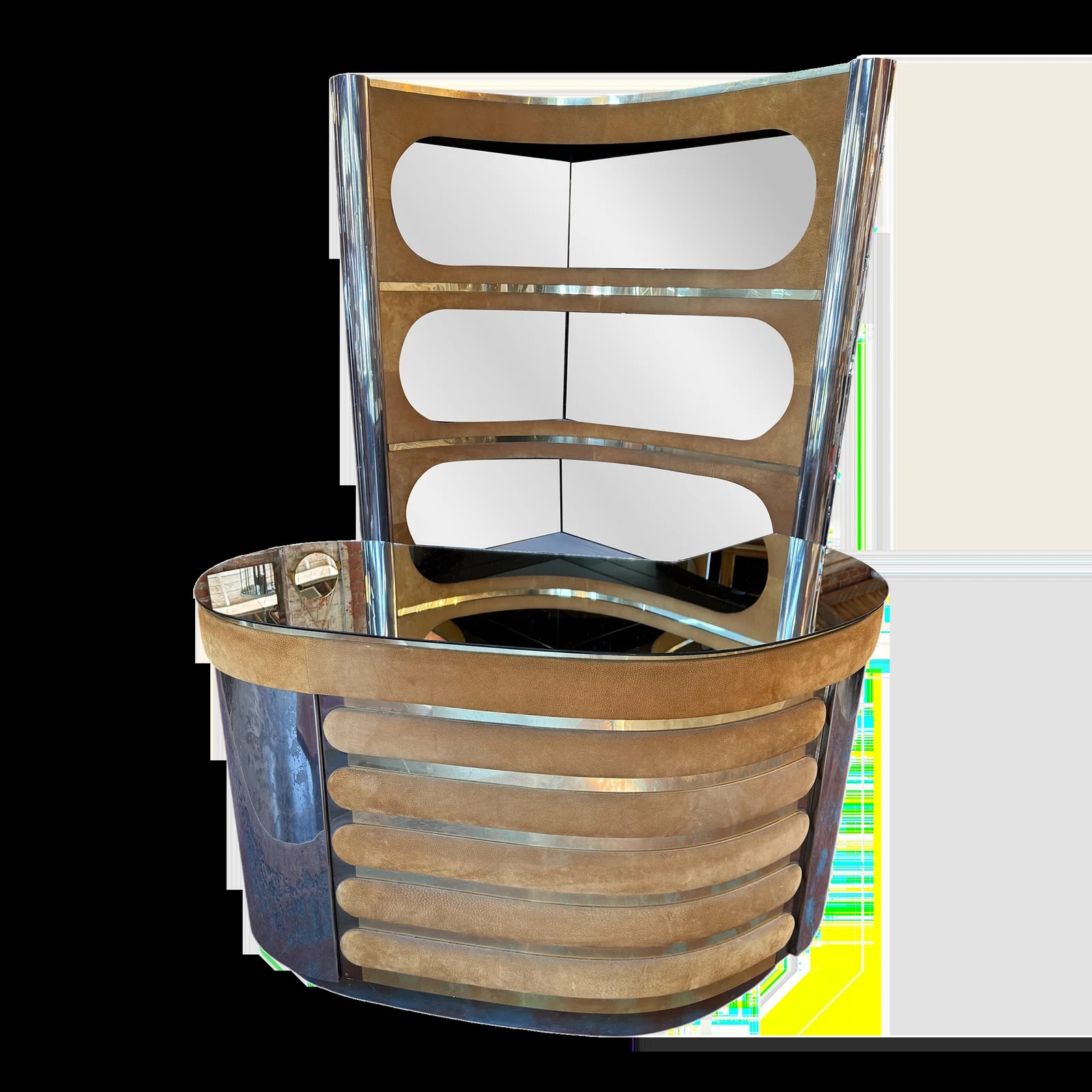 Willy Rizzo — Dry Bar By Willy Rizzo, Italy, 1970s — Furniture — resale