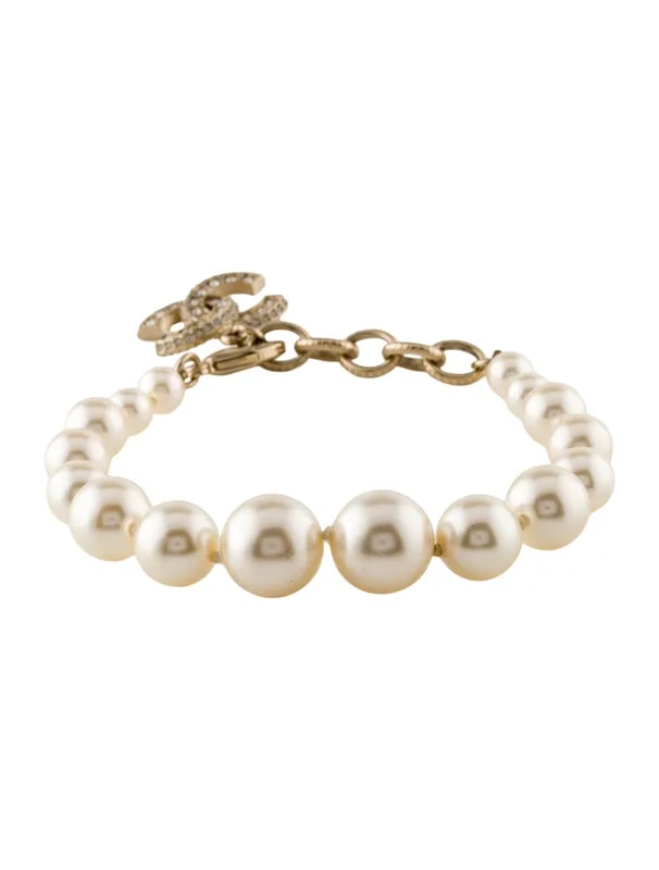 Chanel — 2022 Faux & Strass CC Charm — Jewelry — resale