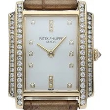 Patek Philippe — Patek Philippe Gondolo 4825 / 100J-0001 Yellow Gold 22mm White Dial 1993 #LPW023 — Watch — resale