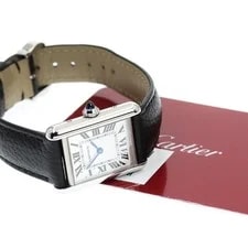 Cartier Tank Must SM WSTA0042 Silver Dial Quartz Watch_961934 2