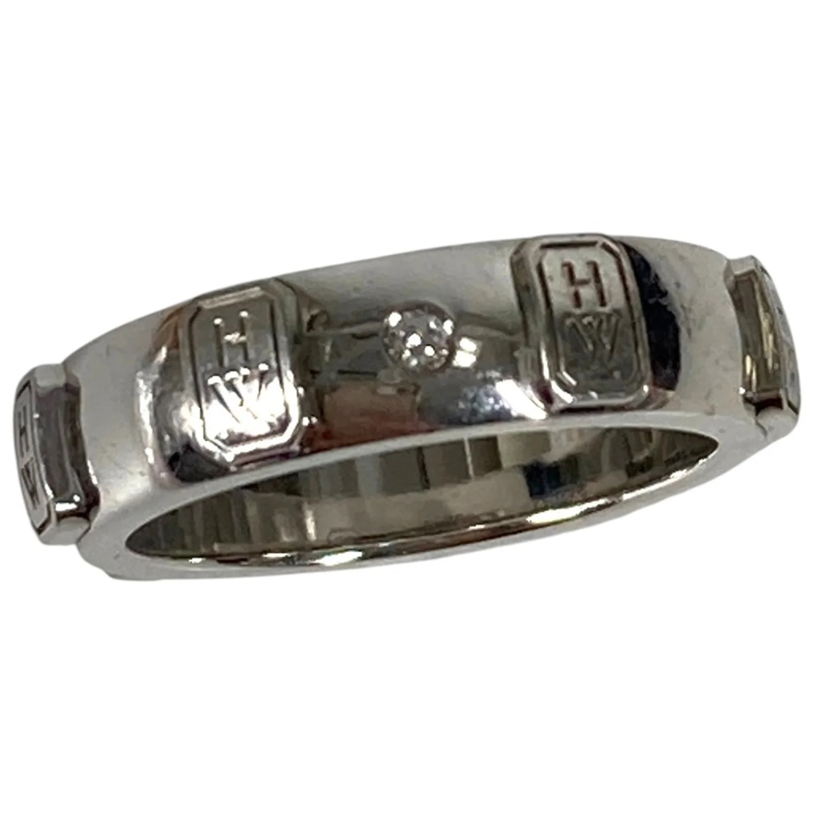 Harry Winston Silver Band Ring 2
