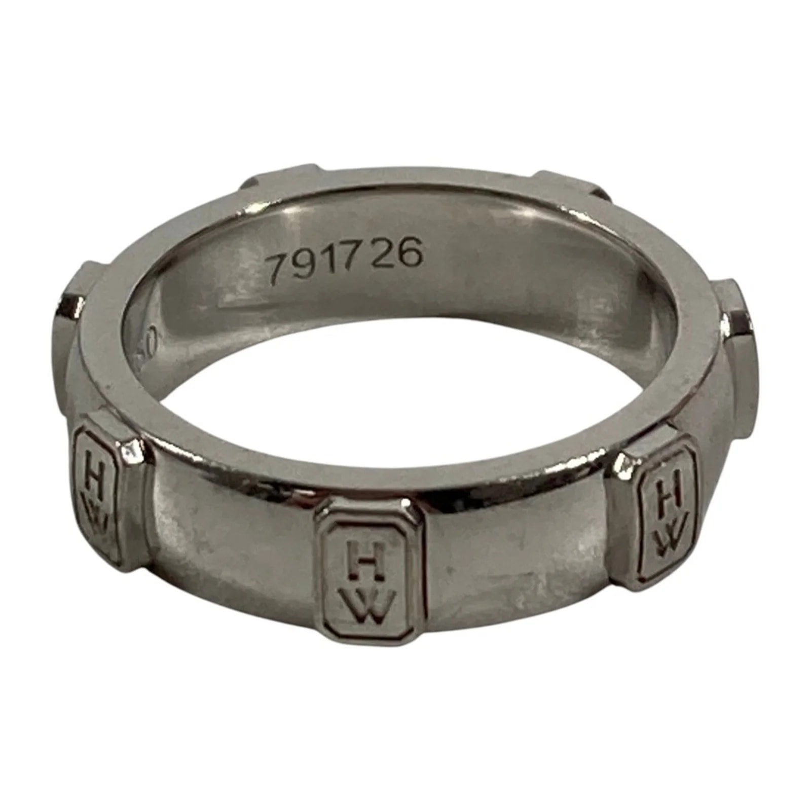 Harry Winston Silver Band Ring 3