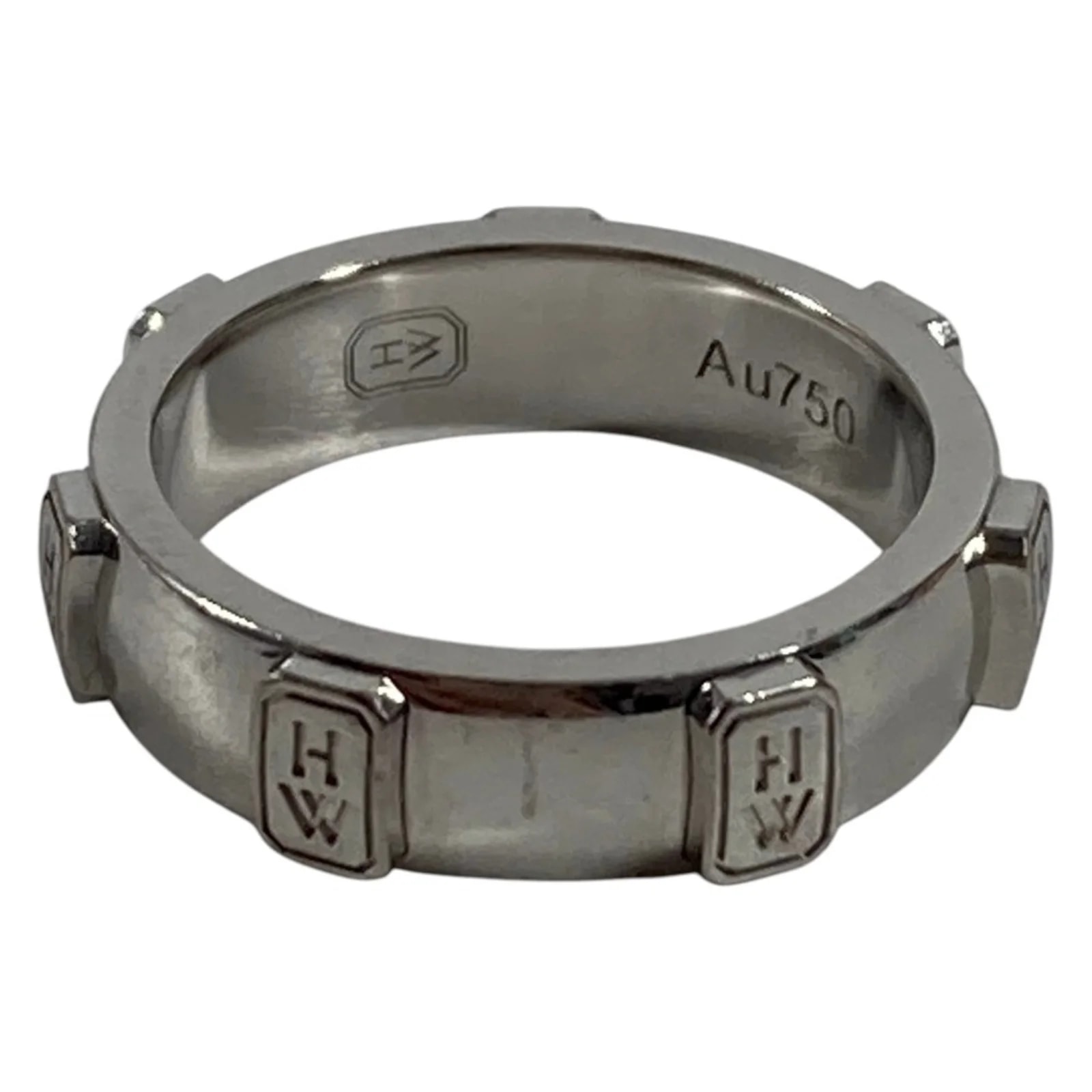 Harry Winston Silver Band Ring 4