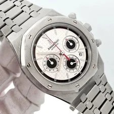 Audemars Piguet Royal Oak Silver Panda Steel Chronograph 39mm 26300ST Box Papers 2