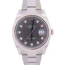 Rolex — Rolex Datejust 41mm Rhodium Dial Ref — Watch — resale