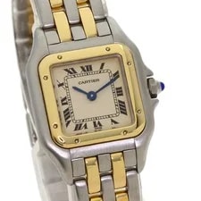 Cartier Pantheresm 2 Row Watches W25029B6 Stainless Steel/SSxK18YG 4
