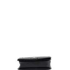 Chanel Boy Flap Quilted Metallic Old Medium 4