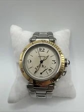 Cartier — Cartier Pasha Power Reserve Steel & 18k Gold Swiss Automatic — Watch — resale