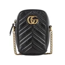 Gucci — Gucci GG Marmont Matelassé Mini Crossbody 33403K 111345500 [P] — Handbag — resale