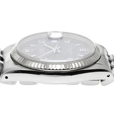 Tudor Prince Date 74034 34mm SS Blue #C12417 3