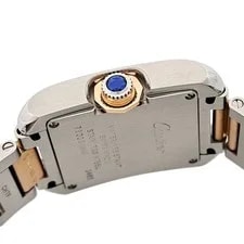Cartier Tank Anglaise SM W5310036 Pink Gold Stainless Steel 23mm #TSW1357 4