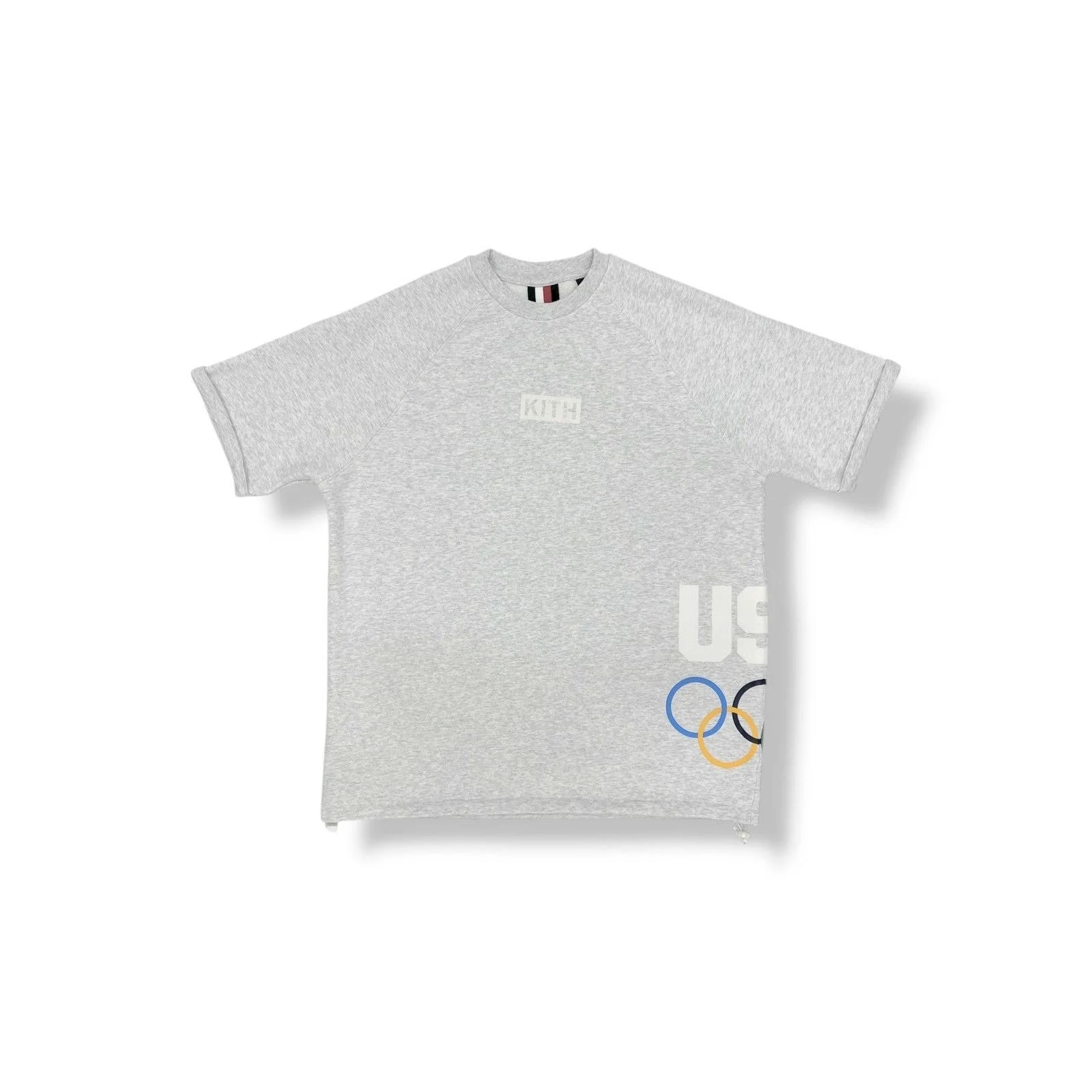 KITH — Kith- Team USA 5 Rings Howard Tee Olympics Heather — streetwear — resale