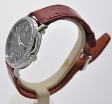 IWC Portofino Automatic 37mm Grey Diamonds Steel IW458104 Leather 4