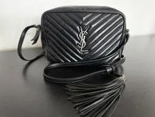 Saint Laurent — Saint Laurent Lou Camera Tassel Crossbody — Handbag — resale