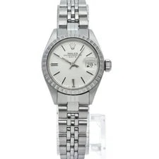 Rolex Oyster Perpetual Date Mosaic Dial Antique 6924(3) Stainless Steel Wome... 2