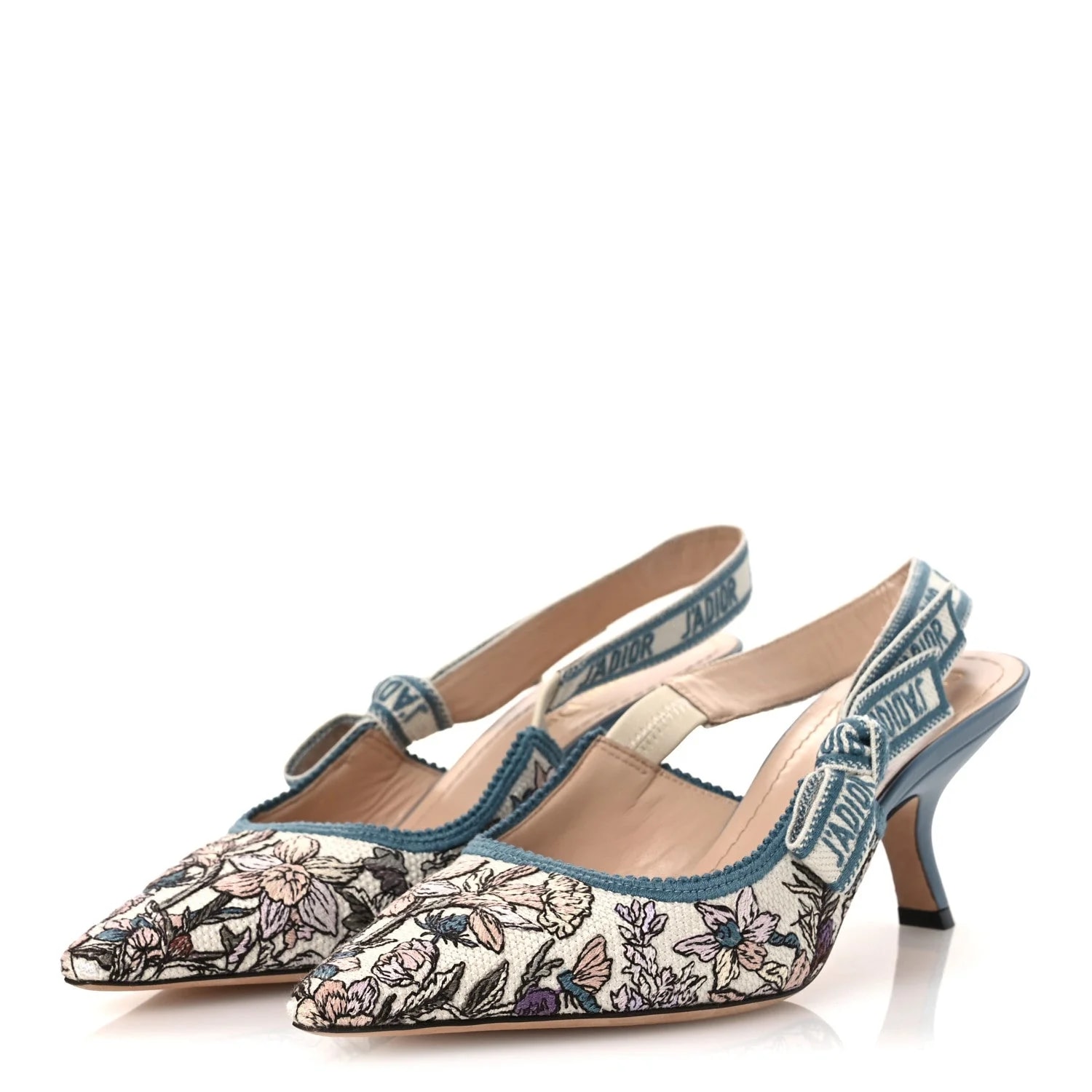 Embroidered J'Adior Slingback 65mm 38 4