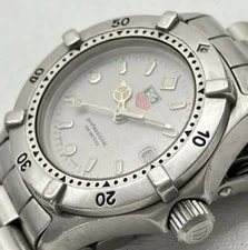 [EXC+5] TAG Heuer Professional 2000 WE1411-R Silver QZ Japan 4