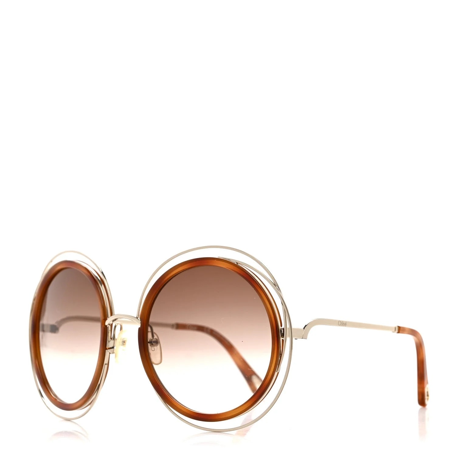 Chloé — Oversized Round Carlina Oversized Round Sunglasses CE120SD — Accessory — resale