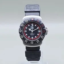 *Near * TAG Heuer Formula 1 WA1214 Black Red Dial 34 Mm Quartz 3