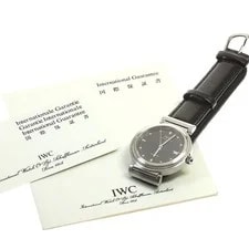 IWC Schaffhausen Da Vinci SL IW352806 Date Black Dial AT Watch_807416 2