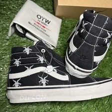 Defcon Vans Sk8-Hi Skate Size 9.5 VN0011B4BLK New Inhand ✅ 3