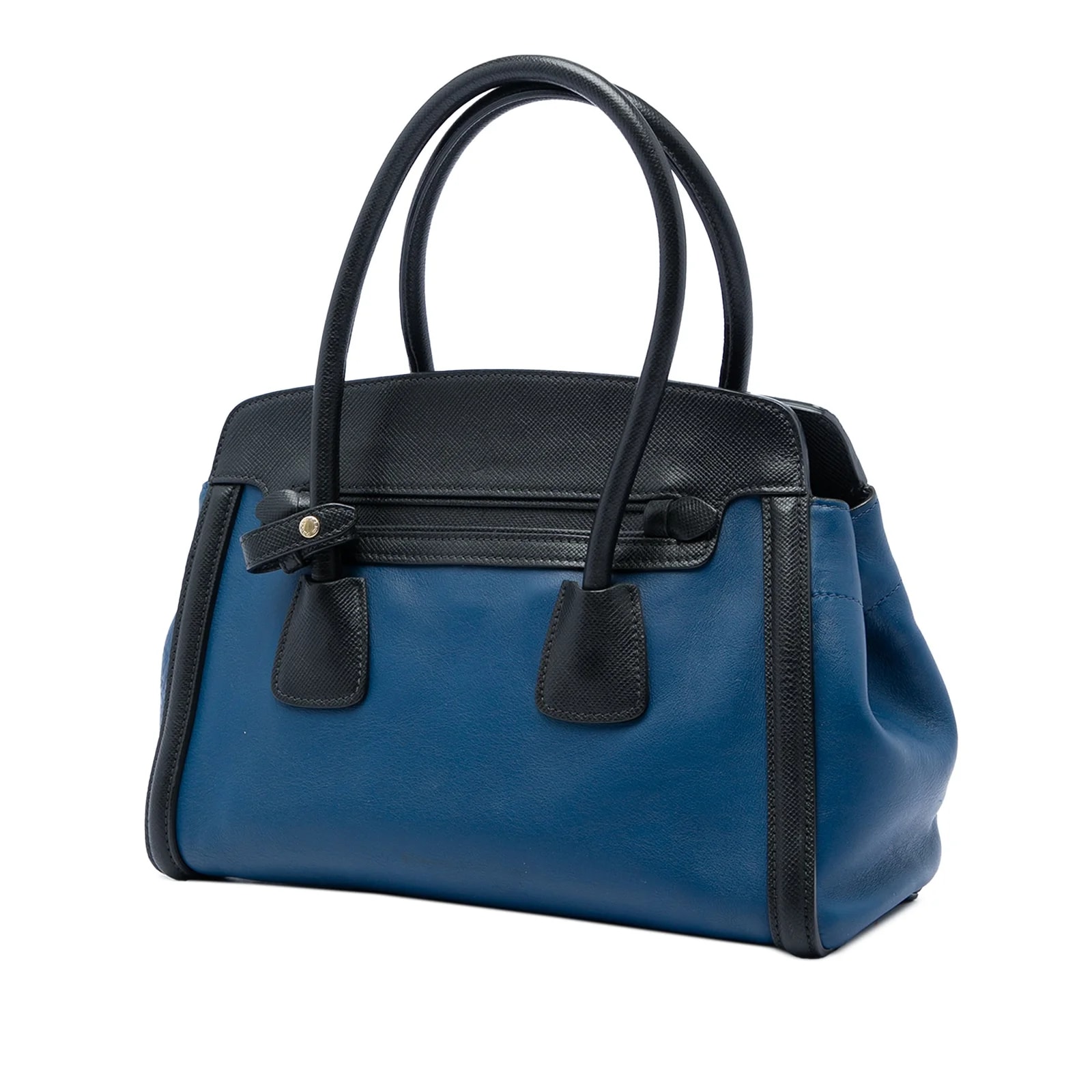 Trimmed City Calf Double Zip Satchel 2