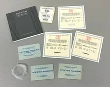 Panerai — Original Panerai Booklets, Warranty Cards, Rubber Case Cover ETC. — Watch — resale