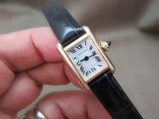 Cartier Mini Tank 4567 18k Gold With Original 2