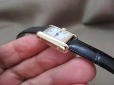 Cartier Mini Tank 4567 18k Gold With Original 3