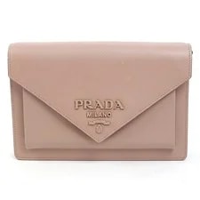 Prada Envelope Monochrome Logo Mini 2Way Poc 2