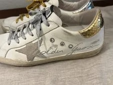 Golden Goose Super-Star Keep Austin Weird White Gold 4
